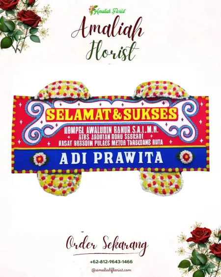 Papan Bunga Ucapan Selamat Gilirejo
